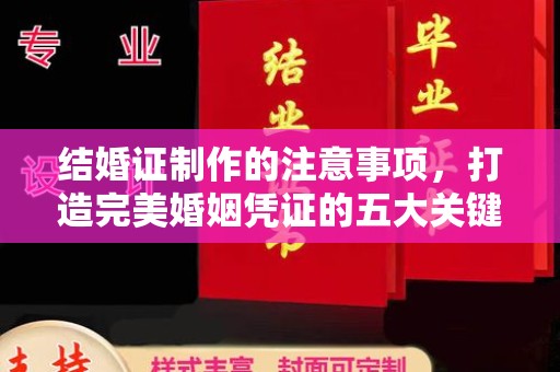 镇雄结婚证制作的注意事项，打造完美婚姻凭证的五大关键点